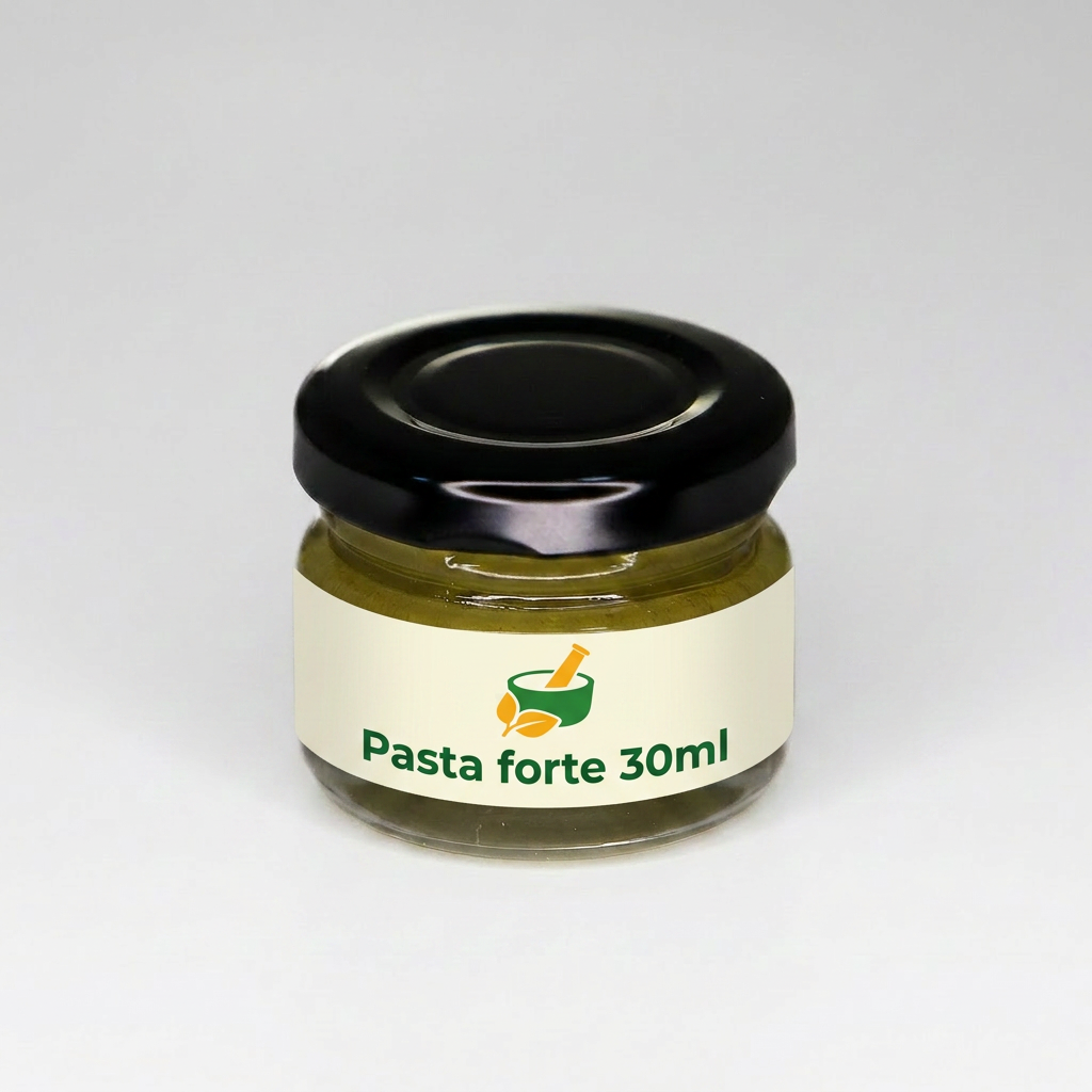 Pasta 30ml - forte do 25% - Močnejša zeliščna pasta za kožo, 30ml.